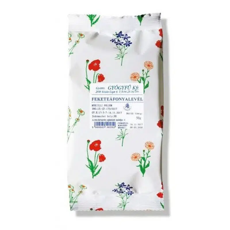Gyógyfű feketeáfonyalevél tea - 50g