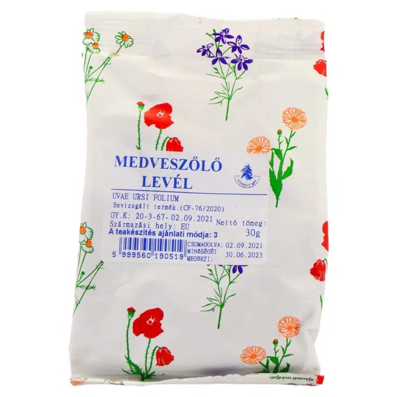 Gyógyfű medveszőlőlevél tea - 30g