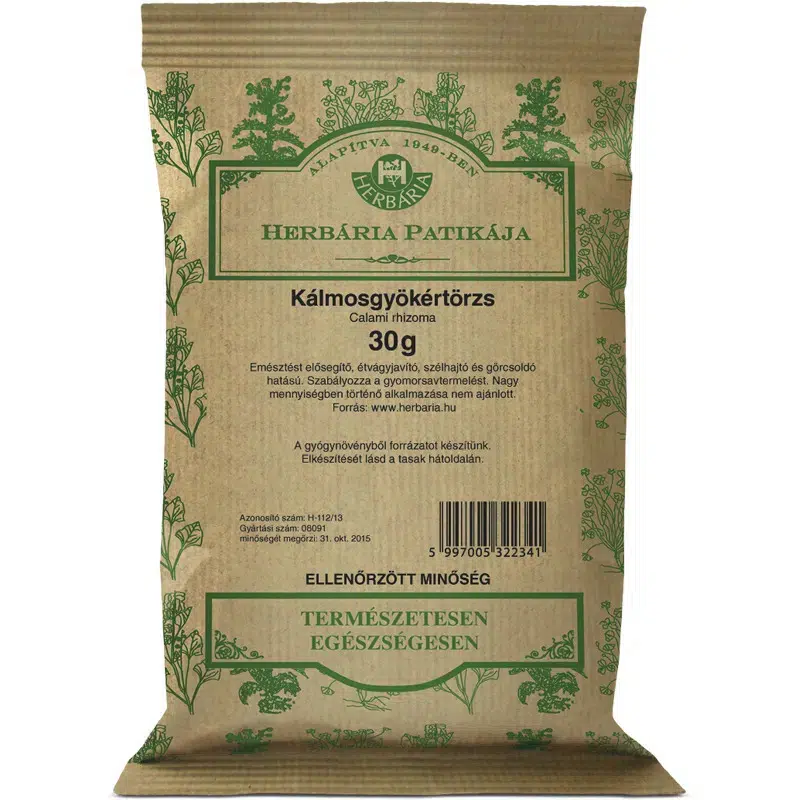 Herbária kálmosgyökértörzs tea - 30g