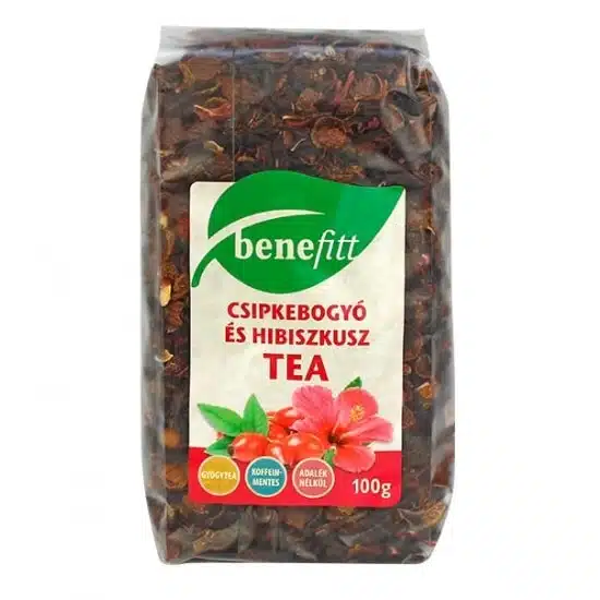 Interherb Benefitt csipkebogyó-hibiszkusz tea - 100g