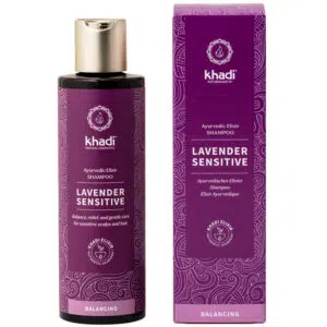 Khadi Levander Sensitive sampon ayurvédikus elixírrel - 200ml