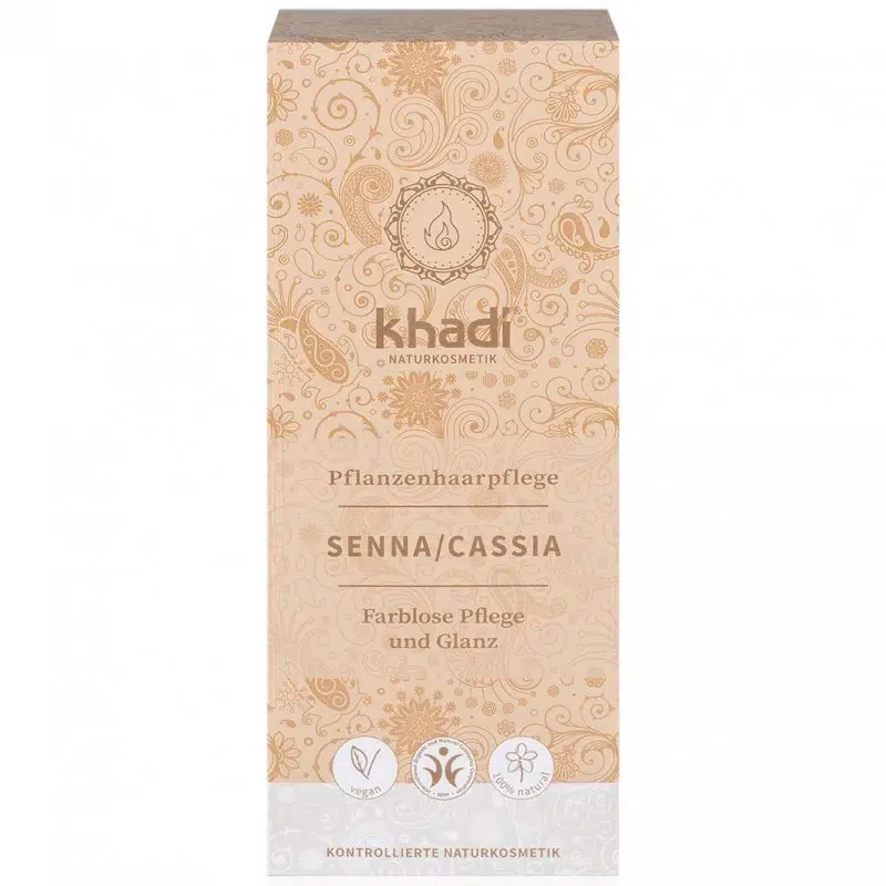 Khadi Hajápoló kúra - Senna/Cassia színtelen hajfestékpor - 100g