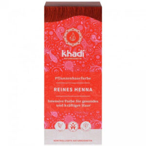 Khadi Hajfesték por élénkvörös - 100% Henna-tartalommal - 100g