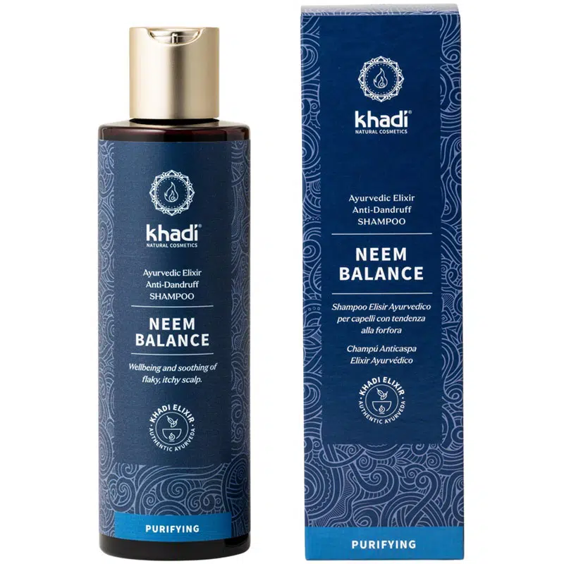 Khadi Neem Balance sampon ayurvédikus elixírrel - 200ml