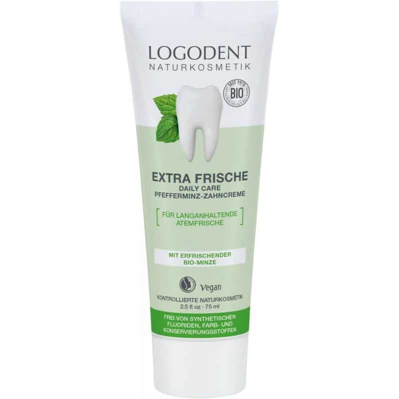 Logodent Extra Fresh Daily Care fogkrém bio borsmentával - 75ml