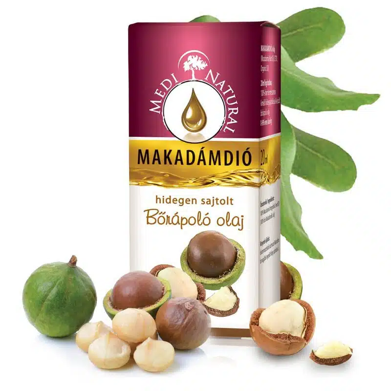 Medinatural bőrápoló olaj makadámdió - 20ml
