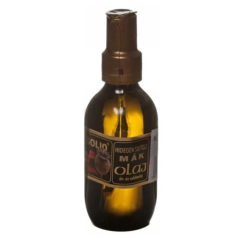 Solio hidegen sajtolt mák olaj - 100 ml
