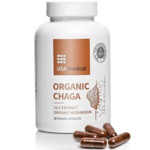 USA Medical Organic Chaga gomba