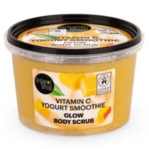 Organic Shop Jogurt Smoothie ragyogást adó testradír C-vitaminnal - 250ml