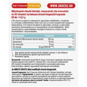 Dr. Herz NAD+ kapszula - 60db - Image 2