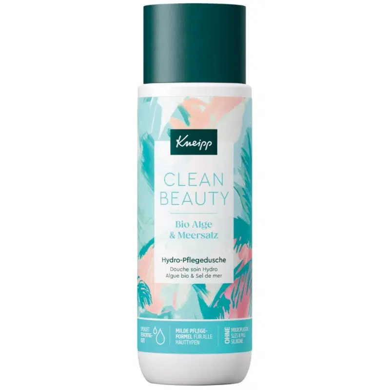 Kneipp Clean Beauty hidratáló tusfürdő Bio algával és tengeri sóval - 200ml
