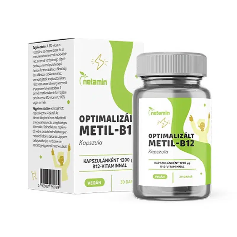 Netamin Optimalizált Metil B12-vitamin kapszula