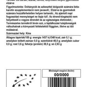 Biomenü Bio Kék Spirulina algapor - 60g - Image 2