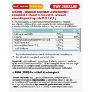 Dr. Herz Rezveratrol kapszula - 60db - Image 2