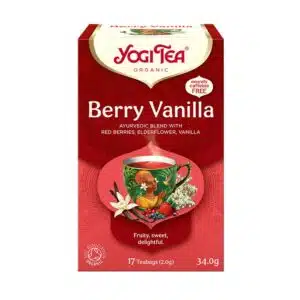 Yogi Bio Bogyós Gyümölcsös tea vaníliával - 17 filter/doboz