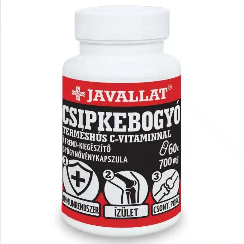 Javallat Csipkebogyó terméshús C-vitaminnal kapszula - 60db
