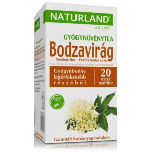 Naturland Bodzavirág Extra filteres tea - 20 filterdoboz