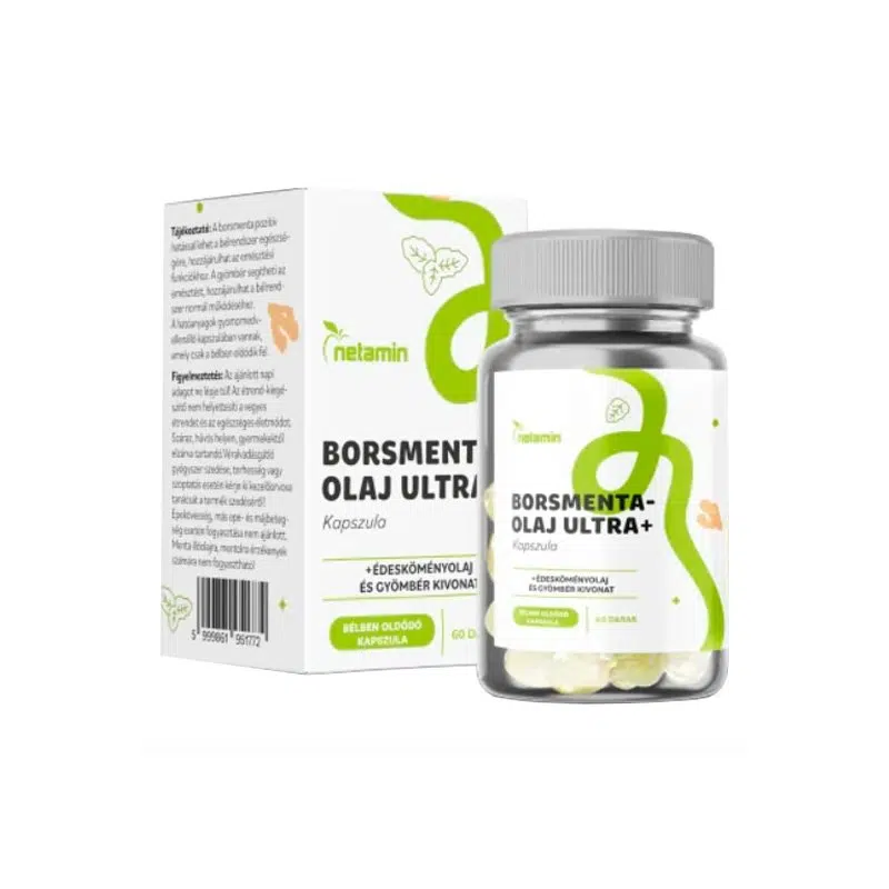 Netamin Borsmentaolaj Ultra+ kapszula - 60db