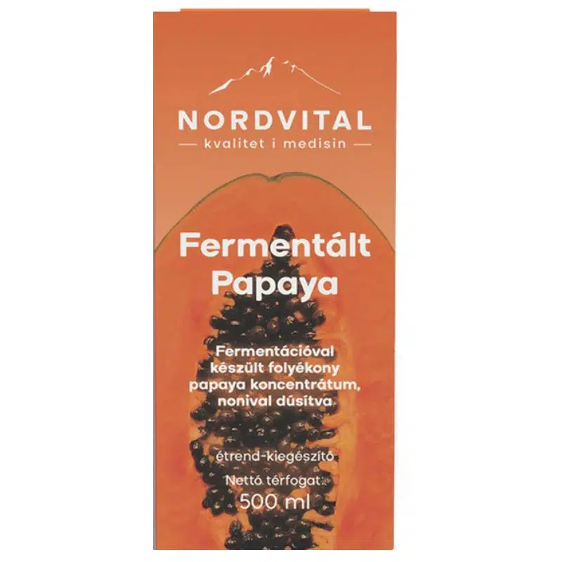 Nordvital Fermentált Papaya koncentrátum+Noni koncentrátum - 500ml