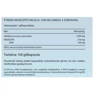 Vitaking Omega-3 Halolaj 1200mg lágyzselatin kapszula - 160db - Image 2