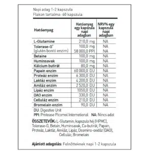 GluteNO emésztőenzim kapszula - 60db - Image 2