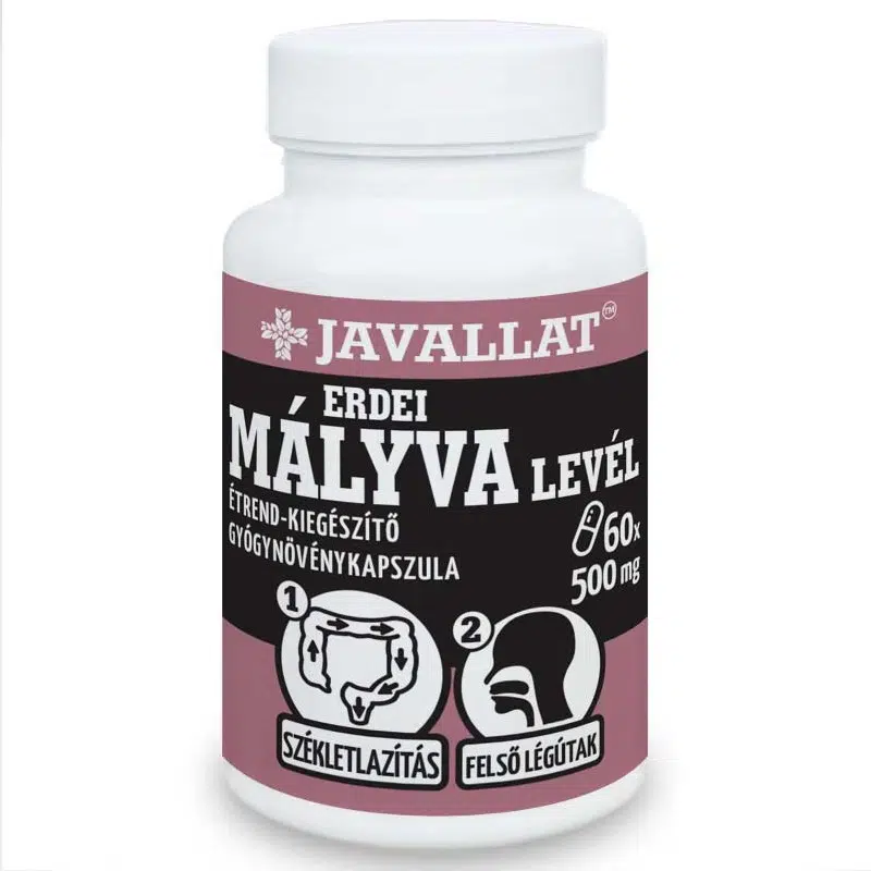 Javallat Erdei mályva levél kapszula - 60db