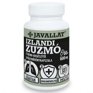 Javallat Izlandi zuzmó kapszula