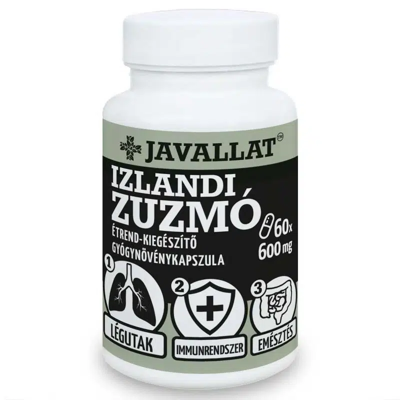 Javallat Izlandi zuzmó kapszula
