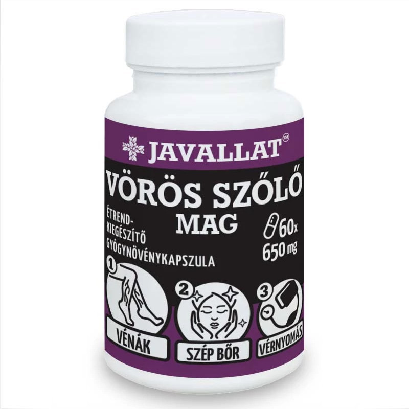 Javallat Vörös szőlő mag