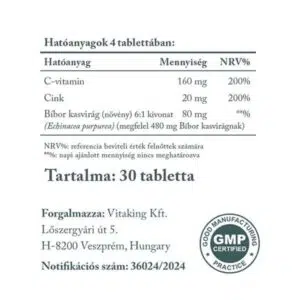 Vitaking Cink Immuno szopogató tabletta - 30db - Image 2