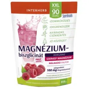 Interherb XXL Magnézium-biszglicinát málnás italpor - 315g