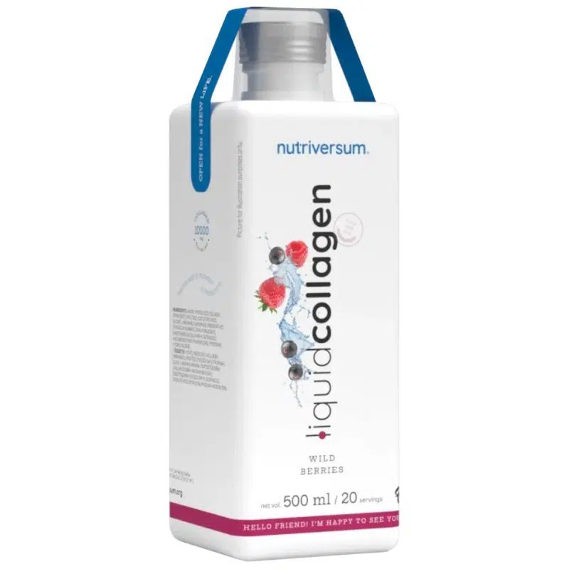 Nutriversum FLOW Collagen Liquid 10.000mg erdei gyümölcs - 500ml
