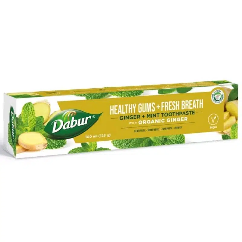 Dabur Herbal fogkrém Gyömbér és Menta organikus gyömbérrel - 100ml