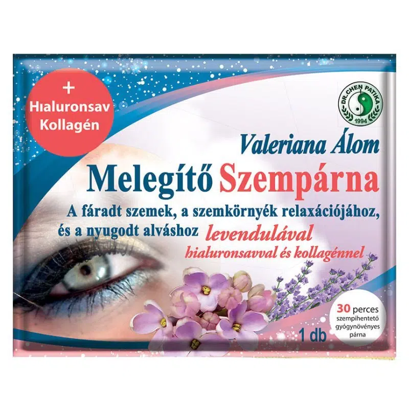 Dr. Chen Valeriana Álom Melegítő szempárna hyaluronnal - 1db
