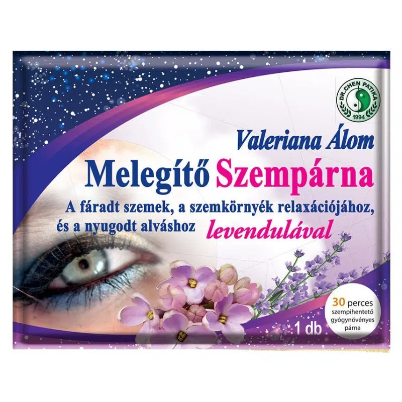 Dr. Chen Valeriana Álom Melegítő szempárna levendulával - 1db