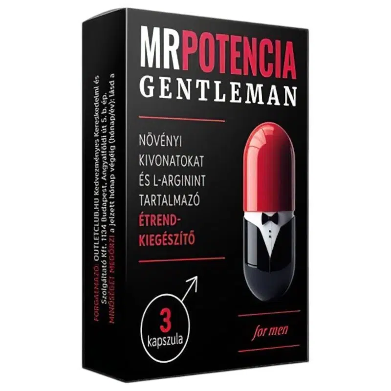 MrPotencia Gentleman potencianövelő kapszula - 3db
