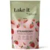 Take it by Toman Vegan Zab fehérje italpor - Eper - 450g
