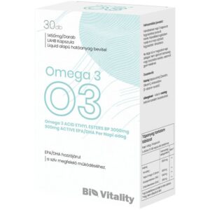 Bio Vitality Omega-3 lágyzselatin kapszula - 60db
