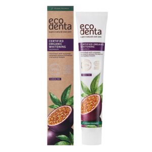 Ecodenta Minősített fehérítő fogkrém maracujával - 75ml