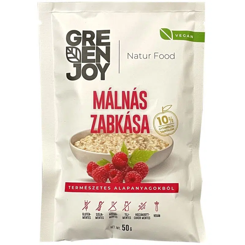 GreenJoy Málnás zabkása - 50g