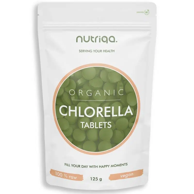 Nutriqa Bio Chlorella Alga tabletta - 125g