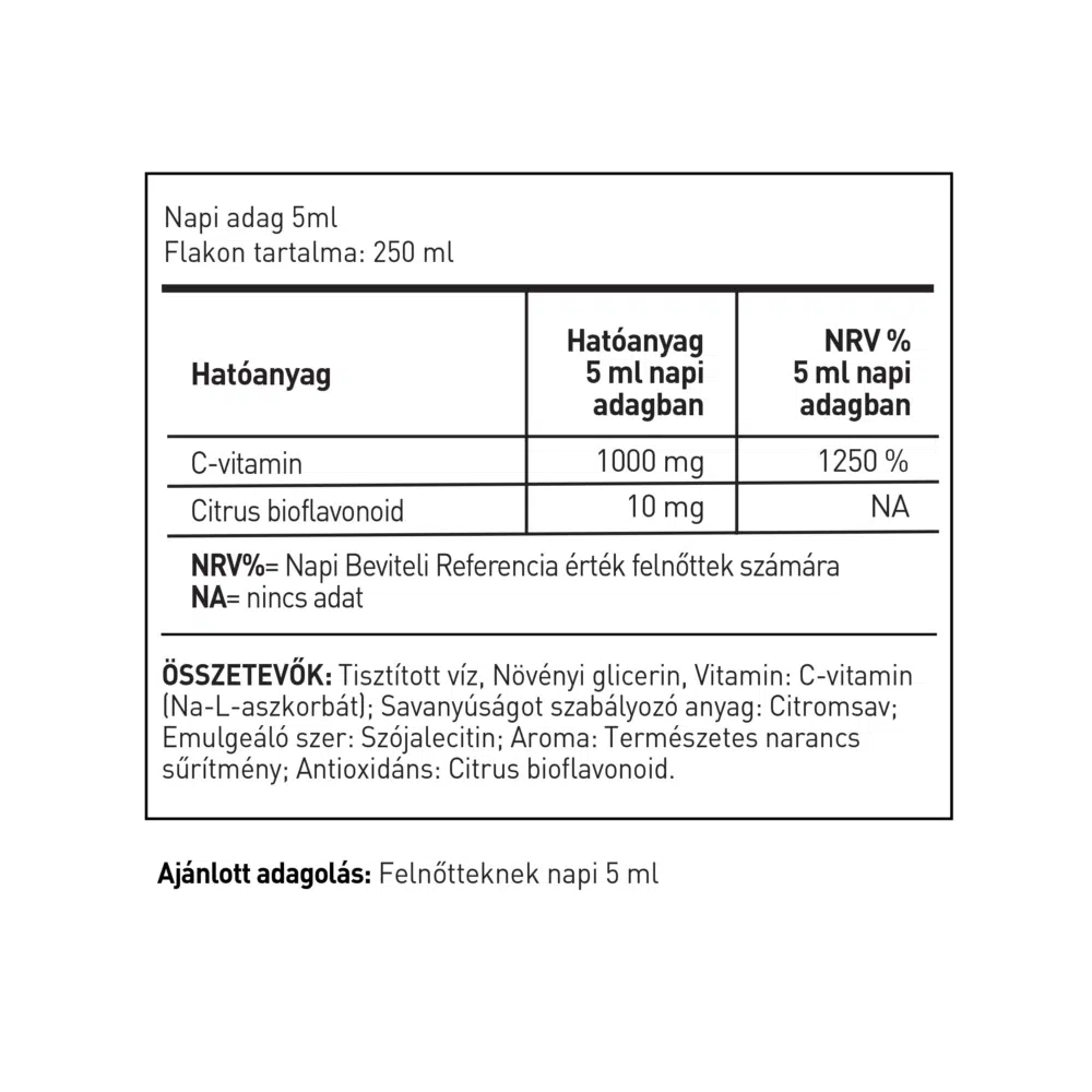 LipoCell C1000 liposzómás C-vitamin narancs ízű ital - 500ml - Image 3