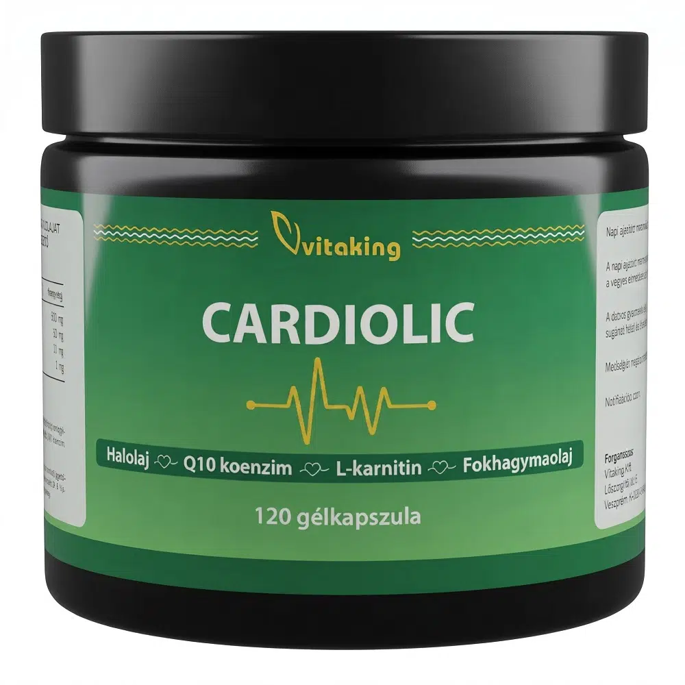 Vitaking Cardiolic Formula gélkapszula - 120db