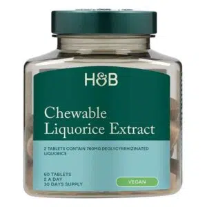 H&B Édesgyökér rágótabletta - 60db
