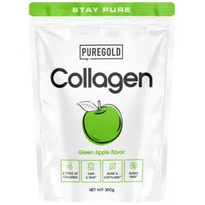 Pure Gold Collagen Marha kollagén italpor zöldalma - 300g