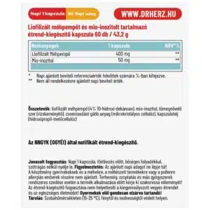 Dr. Herz Méhpempő+Mio-inozitol kapszula - 60db - Image 2