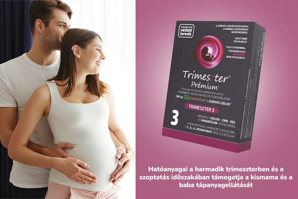 Trimeszter Prémium 3: A várandósság elengedhetetlen támasza