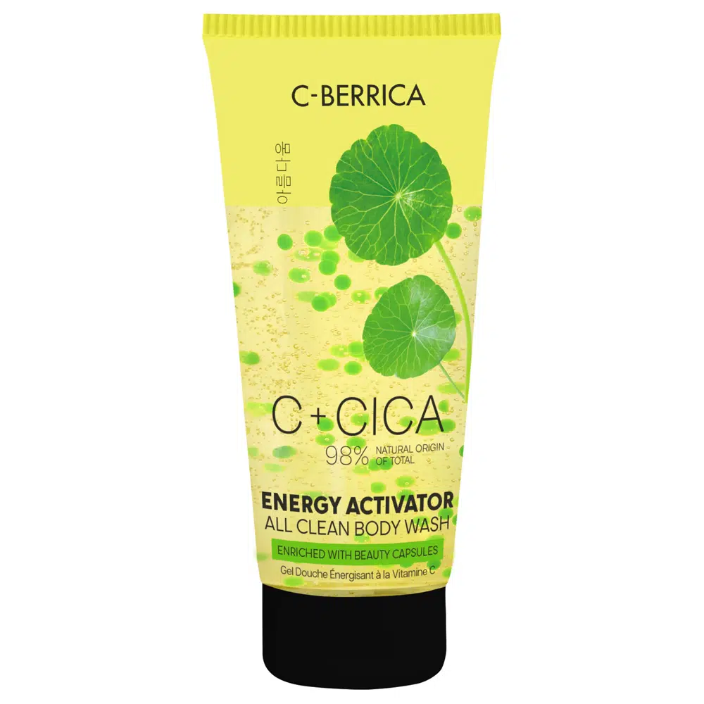 Natura Siberica C-Berrica C+CICA Energetizáló tusfürdő centellával és homoktövissel - 200ml