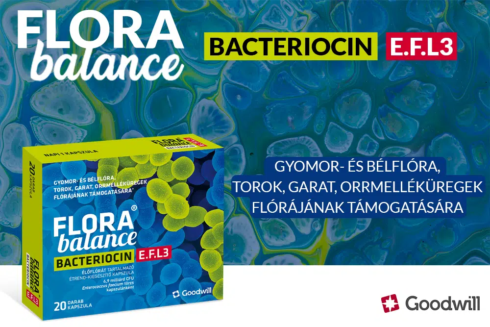 Goodwill Florabalance Bacteriocin – Természetes támogatás a bélflóra egyensúlyáért