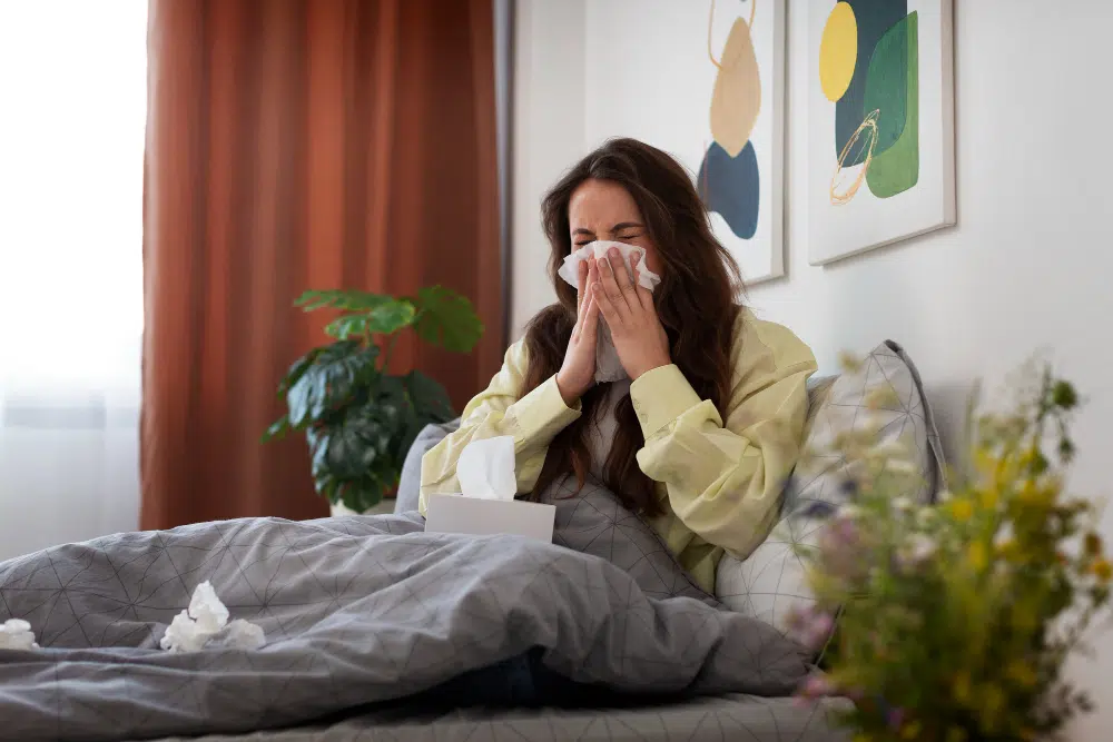 Szezonális allergiában szenvedők